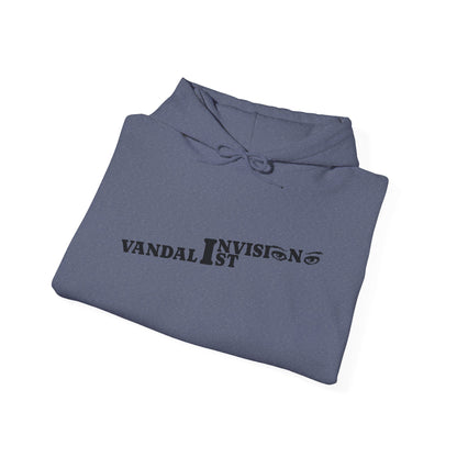 Unisex Heavy Blend™ Hoodie - 'Invisible Vandalist' Graphic Sweatshirt for Urban Style