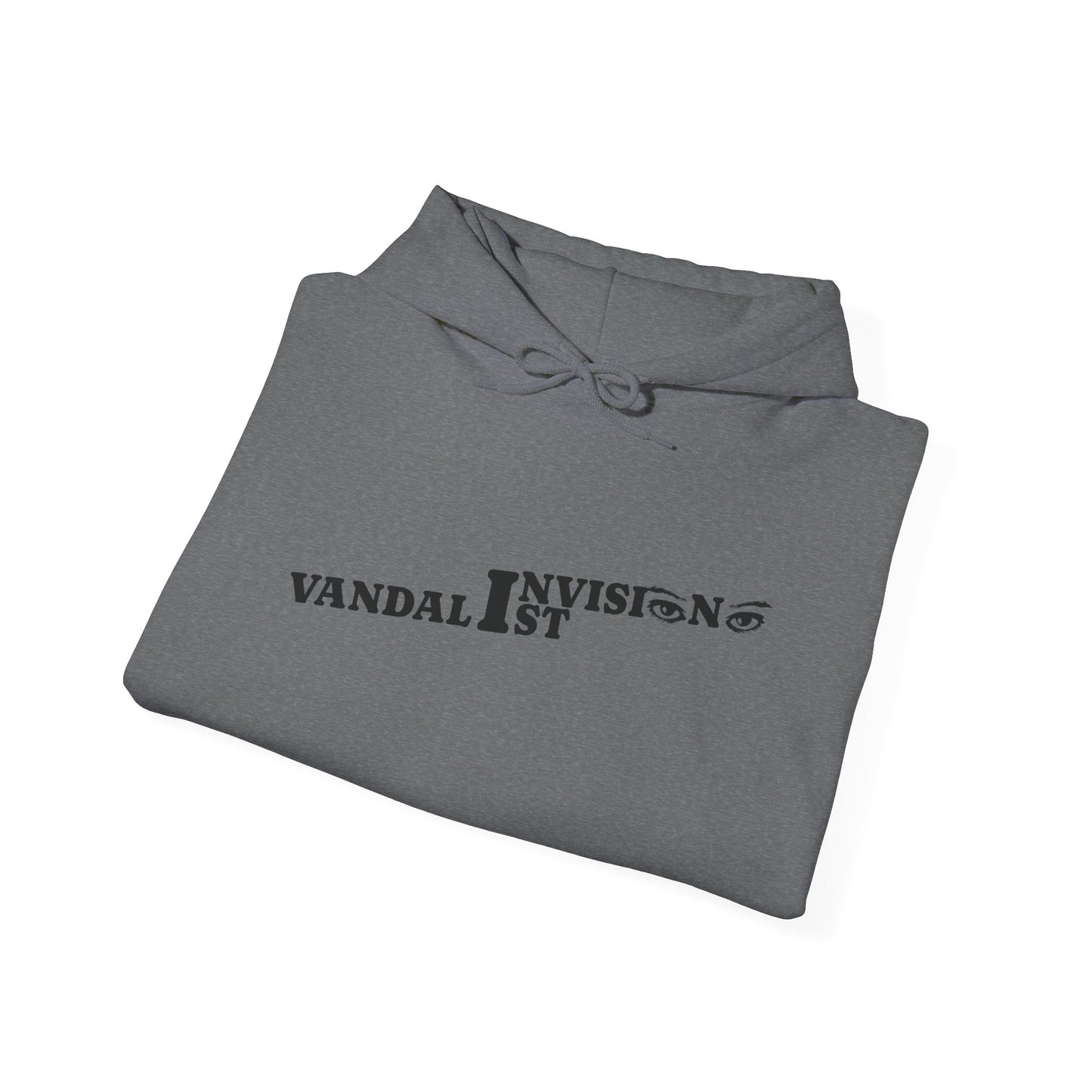 Unisex Heavy Blend™ Hoodie - 'Invisible Vandalist' Graphic Sweatshirt for Urban Style