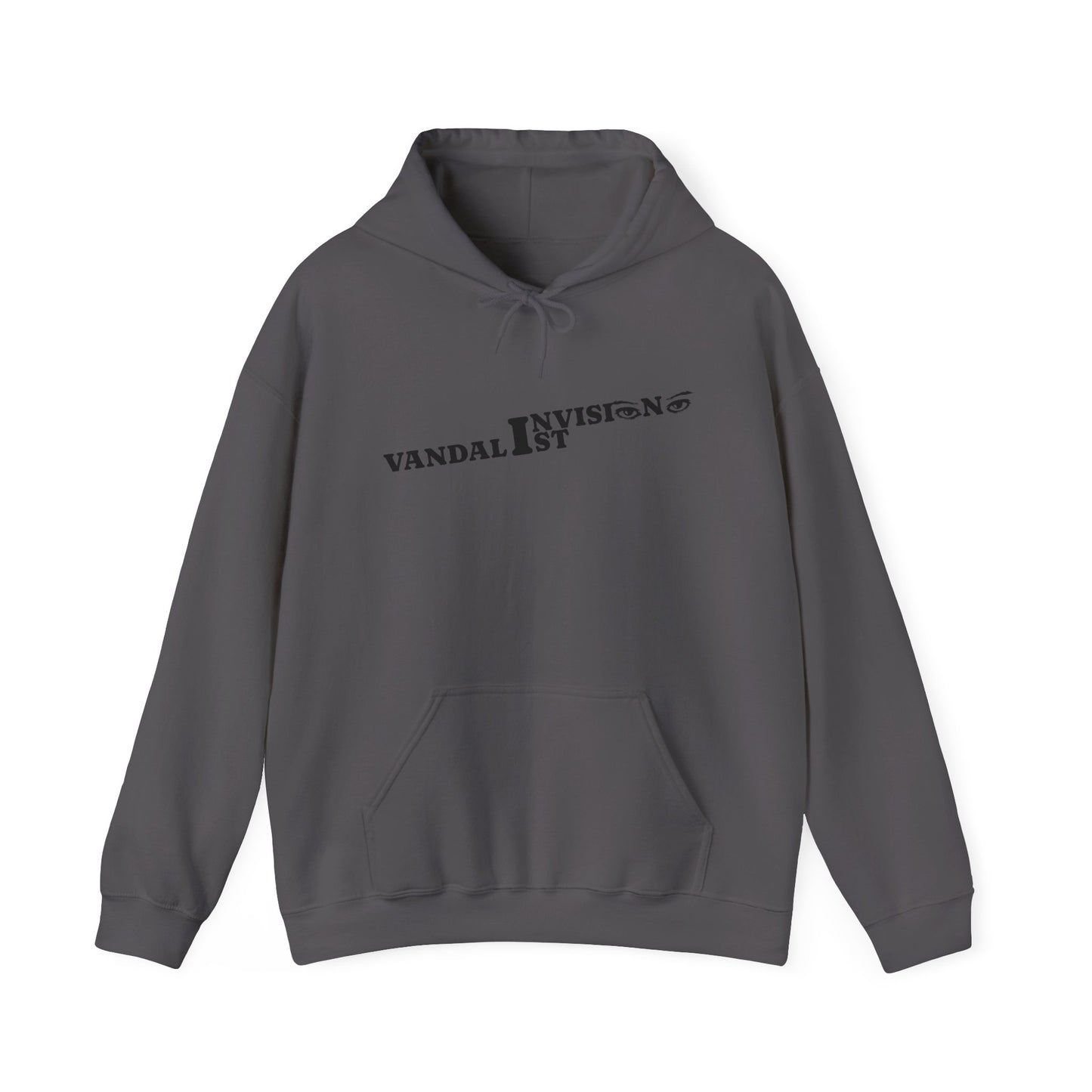 Unisex Heavy Blend™ Hoodie - 'Invisible Vandalist' Graphic Sweatshirt for Urban Style